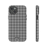 Houndstooth-Phone Case-iPhone 15 Plus-Glossy-Movvy