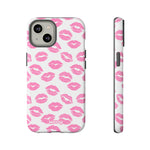 Pink Lips-Phone Case-iPhone 14-Glossy-Movvy