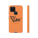 FLOW (Orange)-Phone Case-Google Pixel 5 5G-Glossy-Movvy