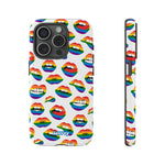 Rainbow Kiss-Phone Case-iPhone 15 Pro-Glossy-Movvy