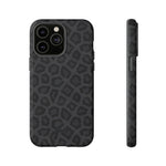 Onyx Leopard-Phone Case-iPhone 14 Pro Max-Matte-Movvy