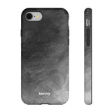 Grayscale Brushstrokes-Phone Case-iPhone 8-Matte-Movvy