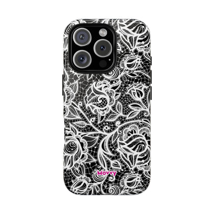 Midnight Lace-Phone Case-Printify-iPhone 16 Pro-Glossy-Movvy
