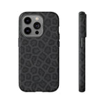 Onyx Leopard-Phone Case-iPhone 14 Pro-Matte-Movvy