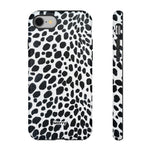 Spotted (Black)-Phone Case-iPhone 8-Glossy-Movvy