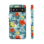 Hawaiian Flowers-Phone Case-Google Pixel 6-Glossy-Movvy
