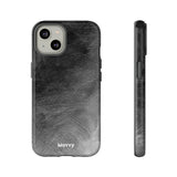 Grayscale Brushstrokes-Phone Case-iPhone 14-Glossy-Movvy