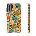 Mango Flowers-Phone Case-Samsung Galaxy S21 Plus-Glossy-Movvy
