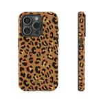 Tanned Leopard-Phone Case-iPhone 15 Pro-Glossy-Movvy