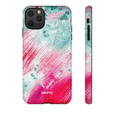 Aquaberry Brushstrokes-Phone Case-iPhone 11 Pro Max-Matte-Movvy