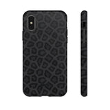 Onyx Leopard-Phone Case-iPhone X-Glossy-Movvy