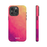 Sunset Brushstrokes-Phone Case-iPhone 15 Pro Max-Matte-Movvy