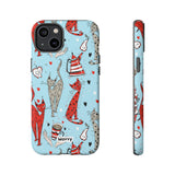 Cats and Lattes-Phone Case-iPhone 14 Plus-Matte-Movvy