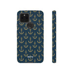 Gold Anchors-Phone Case-Google Pixel 5 5G-Matte-Movvy