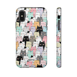 Cat Lady-Phone Case-iPhone XS-Matte-Movvy