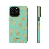 Caribbean Pineapple-Phone Case-iPhone 14 Pro Max-Matte-Movvy