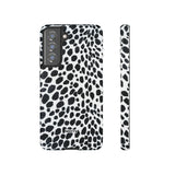 Spotted (Black)-Phone Case-Samsung Galaxy S21 FE-Glossy-Movvy