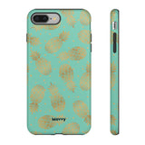 Caribbean Pineapple-Phone Case-iPhone 8 Plus-Glossy-Movvy