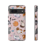 The Cat's Meow-Phone Case-Google Pixel 7-Glossy-Movvy