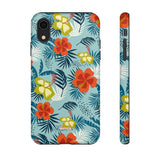 Hawaiian Flowers-Phone Case-iPhone XR-Glossy-Movvy