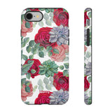 Succulent Roses-Phone Case-iPhone 8-Matte-Movvy