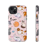 The Cat's Meow-Phone Case-iPhone 14 Plus-Glossy-Movvy