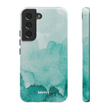 Aquamarine Watercolor-Phone Case-Samsung Galaxy S22-Matte-Movvy