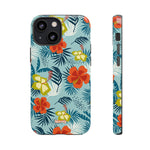 Hawaiian Flowers-Phone Case-iPhone 13 Mini-Glossy-Movvy