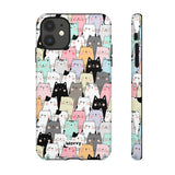 Cat Lady-Phone Case-iPhone 11-Matte-Movvy