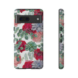 Succulent Roses-Phone Case-Google Pixel 7-Glossy-Movvy