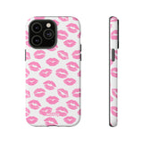 Pink Lips-Phone Case-iPhone 14 Pro Max-Glossy-Movvy