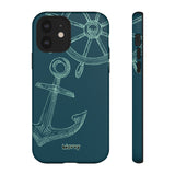 Wheel and Anchor-Phone Case-iPhone 12-Glossy-Movvy