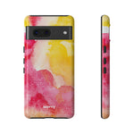 Sunset Watercolor-Phone Case-Google Pixel 7-Glossy-Movvy