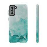 Aquamarine Watercolor-Phone Case-Samsung Galaxy S21 Plus-Glossy-Movvy