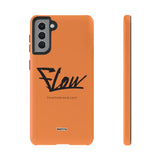 FLOW (Orange)-Phone Case-Samsung Galaxy S21 Plus-Glossy-Movvy