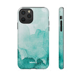 Aquamarine Watercolor-Phone Case-iPhone 11 Pro-Matte-Movvy