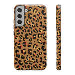 Tanned Leopard-Phone Case-Samsung Galaxy S22 Plus-Glossy-Movvy