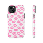 Pink Lips-Phone Case-iPhone 14 Plus-Matte-Movvy