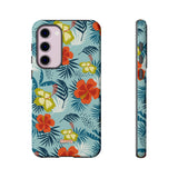 Hawaiian Flowers-Phone Case-Samsung Galaxy S23 Plus-Matte-Movvy