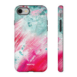 Aquaberry Brushstrokes-Phone Case-iPhone 8-Matte-Movvy