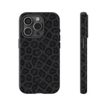Onyx Leopard-Phone Case-iPhone 15 Pro-Glossy-Movvy