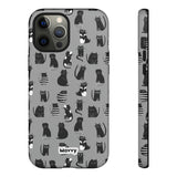 Black Cat-Phone Case-iPhone 12 Pro Max-Matte-Movvy