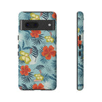 Hawaiian Flowers-Phone Case-Google Pixel 7-Matte-Movvy