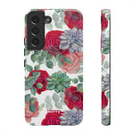 Succulent Roses-Phone Case-Samsung Galaxy S22-Matte-Movvy