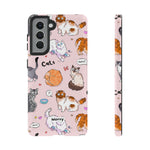The Cat's Meow-Phone Case-Samsung Galaxy S21-Matte-Movvy