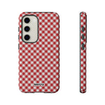 Gingham-Phone Case-Samsung Galaxy S23-Glossy-Movvy