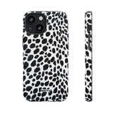 Spotted (Black)-Phone Case-iPhone 13 Mini-Matte-Movvy