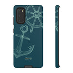 Wheel and Anchor-Phone Case-Samsung Galaxy S20-Matte-Movvy
