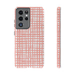 Seaside Plaid-Phone Case-Samsung Galaxy S21 Ultra-Glossy-Movvy