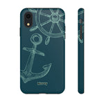 Wheel and Anchor-Phone Case-iPhone XR-Matte-Movvy
